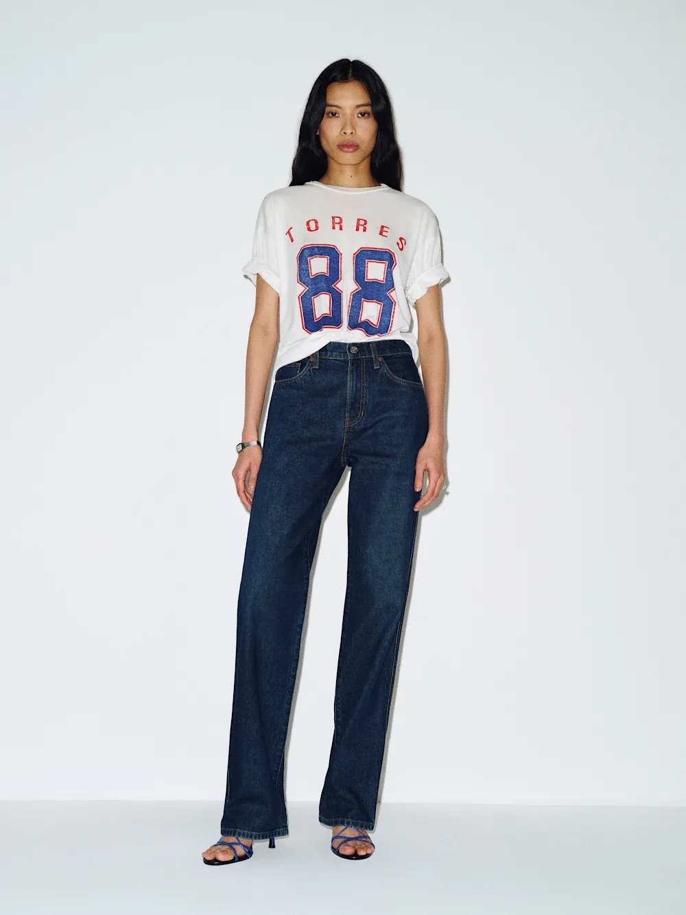 Reformation Val 90s Mid Rise Straight Jeans 29 Ahrurani Wash